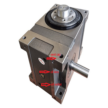 What are the functions of the three holes of cam indexer?